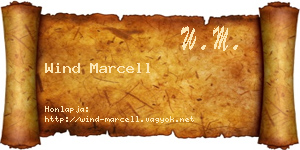 Wind Marcell névjegykártya