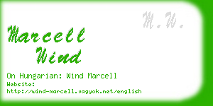 marcell wind business card